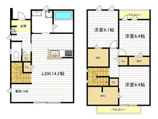 トシタマテ【1階】の間取り