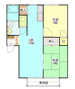 グリーンハイツ A【1階】の間取り