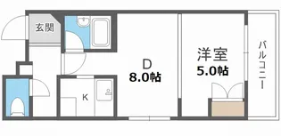 アウロラ本郷通り7丁目【2階】の間取り