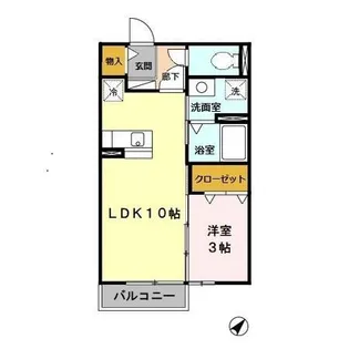 サンモールヴィラ【2階】の間取り