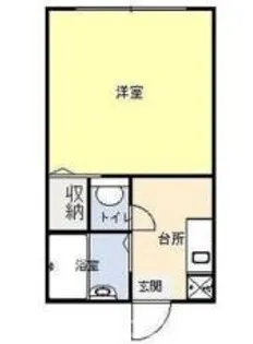 アーバンハイツ【1階】の間取り