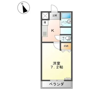 クレッセント【1階】の間取り