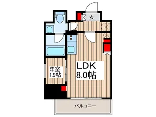 クレストコート上野【10階】の間取り