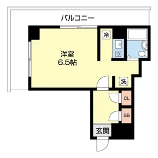 リバティープラザ本町【10階】の間取り