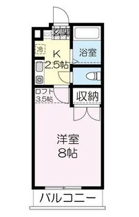 スプリングハイツ【1階】の間取り