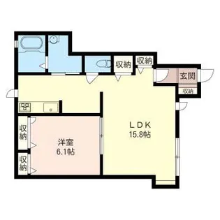 埼玉県狭山市広瀬東2【アパート】の間取り