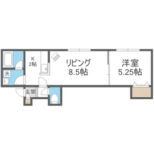 VILLA・POPOLOII【1階】の間取り