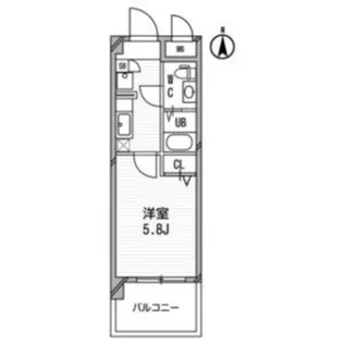 1Kの間取り画像