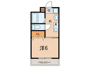 メゾンドアンジュ【3階】の間取り