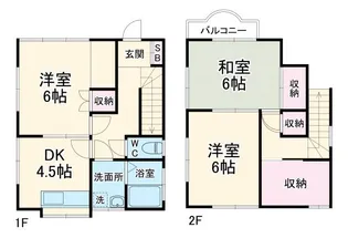 千葉県市川市宝1【一戸建】の間取り