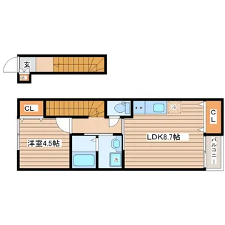 マノールII【2階】の間取り