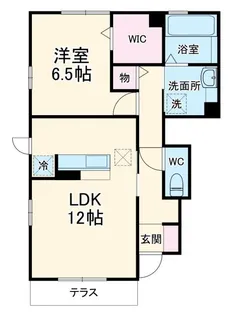 山梨県甲府市荒川2【アパート】の間取り