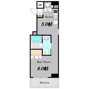 神奈川県川崎市川崎区本町2【マンション】の間取り