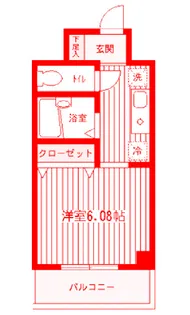 フォレスト向河原【4階】の間取り