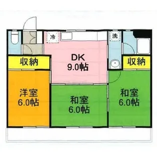 ベルグローブ【1階】の間取り