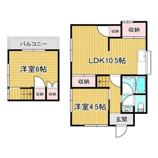 兵庫県高砂市中島1【一戸建】の間取り