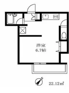 ハーモニーロコ【1階】の間取り