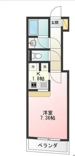 東京都世田谷区経堂1【マンション】の間取り