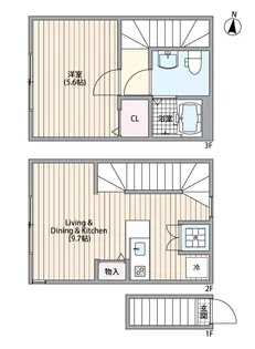 マーレ十条の間取り
