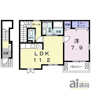 埼玉県志木市上宗岡4【アパート】の間取り