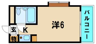 大阪府大阪市東住吉区針中野1【マンション】の間取り