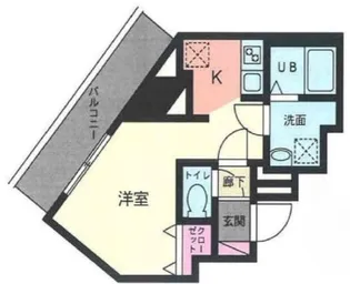 東京都品川区旗の台5【マンション】の間取り