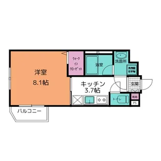 フォルシア本荘【4階】の間取り