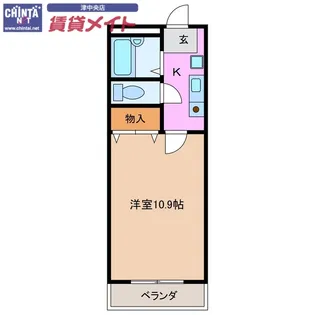 セピアMAISON21【2階】の間取り