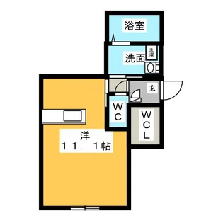 ヴィラ敷島【1階】の間取り