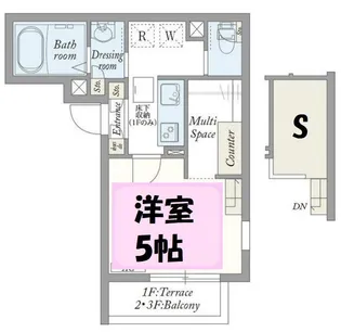 埼玉県越谷市千間台西4【マンション】の間取り