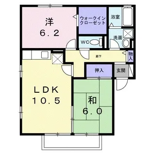 リヴェールIV【2階】の間取り