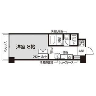 バウスクロス仙台宮町【3階】の間取り