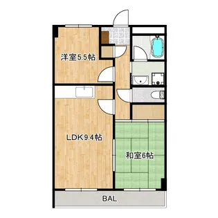 ユングフラウ【3階】の間取り