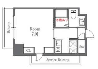 Totsu Residence Shiba【2階】の間取り