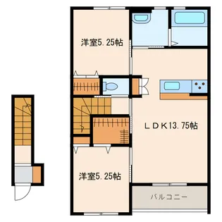 エイブルメゾン大崎【2階】の間取り