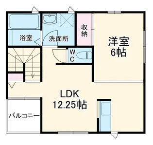 ブルーマーレ【2階】の間取り