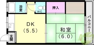 山本文化【2階】の間取り
