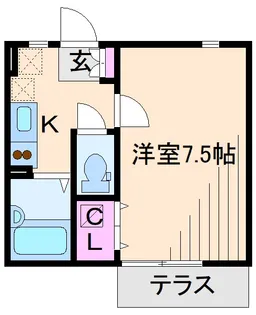 神奈川県横浜市港北区高田東4【アパート】の間取り