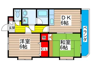 エクレ-ル・クレスト【3階】の間取り