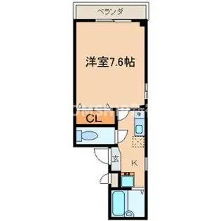 東京都中野区江原町3【マンション】の間取り