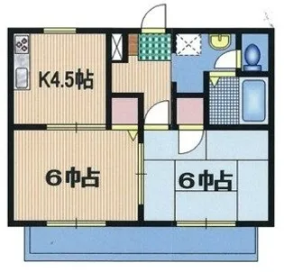 ウエストコート【1階】の間取り