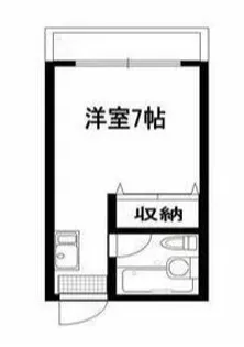 メゾン・ド・ブラン東海大学前AB【3階】の間取り