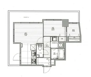 レジデンス渋谷富ヶ谷【7階】の間取り
