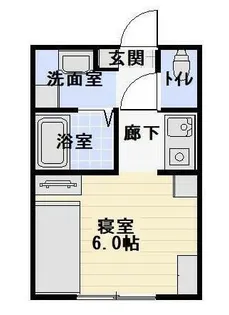 コンフォートハウス青葉B棟【1階】の間取り