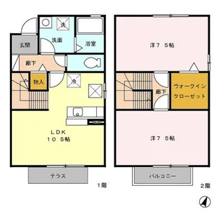 セジュール・未来 B棟の間取り