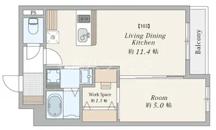 (仮称)ARM新井薬師前【1階】の間取り