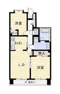 ビューネ梅島駅前【6階】の間取り