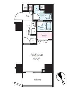 東京都新宿区新宿6【マンション】の間取り