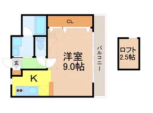 愛知県名古屋市中区古渡町【マンション】の間取り