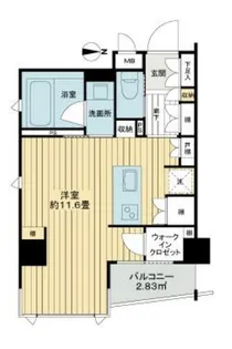 ベルジェンド三鷹ラ・ヴィエ【3階】の間取り